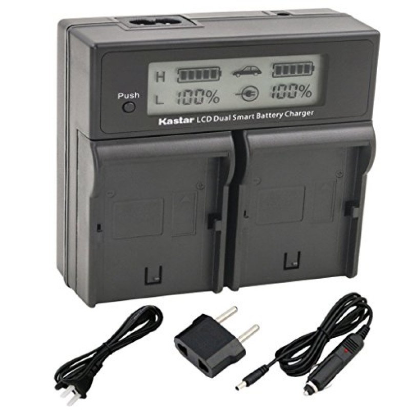 Beroligende middel Kammerat mekanisk Kastar LCD Dual Fast Charger for Canon BP-970G BP-975 & EOS C100, EOS C100