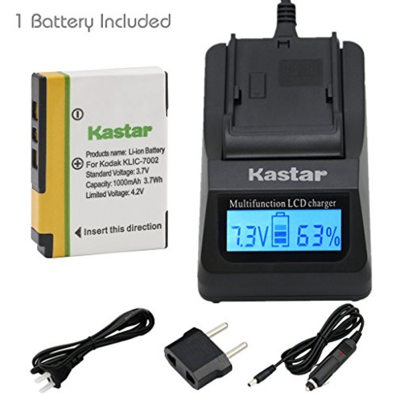 EasyShare V603 Zoom Camera Kastar KLIC-7002 Replacement Battery for Kodak EasyShare V530 