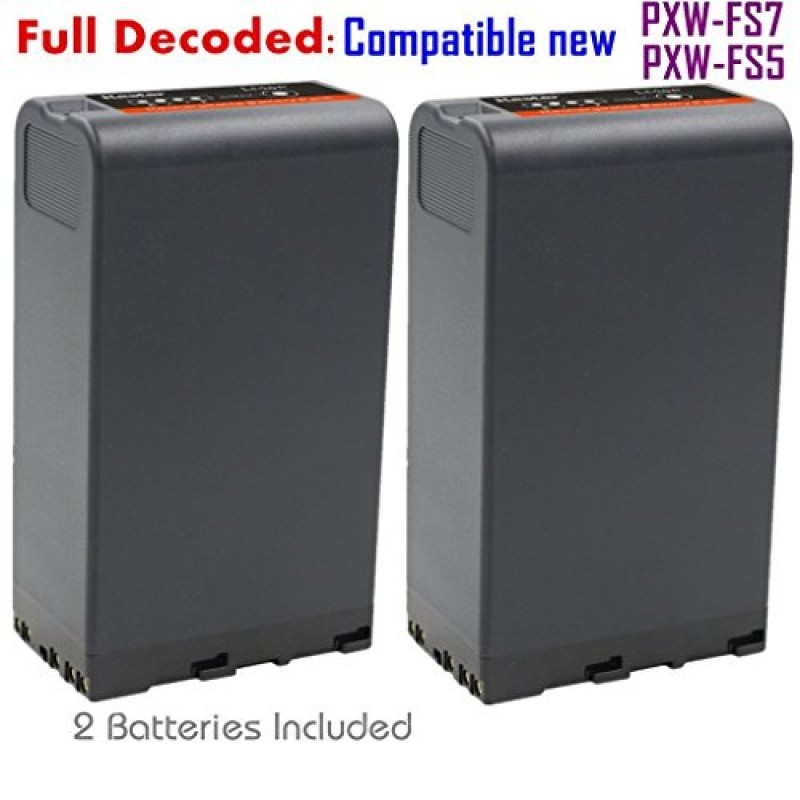 2X for Sony BP-U90 BP-U60 BP-U30 and PXW-FS7/FS5/X180 PMW-100/150/150P/160 PMW-200/300 PMW-EX1/EX1R PMW-EX3/EX3R PMW-EX160 PMW-EX260 PMW-EX280 PMW-F3/F3K/F3L Kastar Fast Charger and BP-U66 Battery 