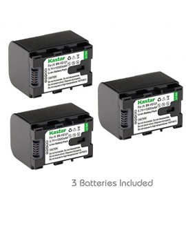 [Fully Decoded] Kastar BN-VG121 Battery (3-Pack) for JVC BN-VG107/VG107U/VG107US, BN-VG114/VG114U/VG114US, BN-VG121/VG121U/VG121US and JVC Everio GZ-E10,GZ-E100,GZ-E200,GZ-E300,GZ-E505,GZ-E565,GZ-EX210,GZ-EX215,GZ-EX245,GZ-EX250,GZ-EX265,GZ-EX275,GZ-EX310