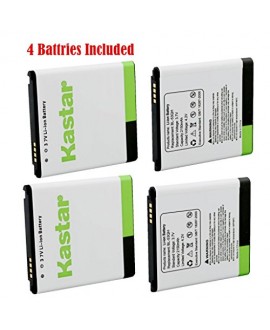Kastar BL-53QH Battery (4-Pack) for LG P870 MS870 P769 / LG MS769 P880 VS930 / LG Escape P870 / LG Spirit 4G MS870 / LG Optimus L9 Optimus 4G P769 / LG Optimus L9 Optimus 4G MS769 / LG Optimus 4X HD P880 / LG Spectrum 2 VS930 Fit BL-53QH, EAC61898401 --Su