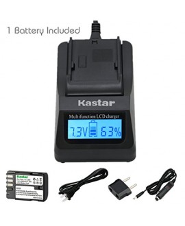 Kastar Ultra Fast Charger(3X faster) Kit and D-Li90 Battery (1-Pack) work with Pentax K-01 K-3 K-5 K-5II K-5IIs K-7 645D 645Z Cameras