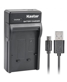Kastar Slim USB Charger for Pentax D-Li50 Konica Minolta NP-400 Samsung SLB-1647 Sigma BP-21 and Pentax K10 K10D K20 K20D Minolta A-5 A-7 Dimage A1 A2 Dynax Maxxum 5D 7D Samsung GX-10/20 Sigma SD1