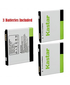Kastar FL-53HN Battery (3-Pack) for LG Thrill 4G P925 / LG Optimus 3D P920 / LG G2x P999 P990 / LG Optimus 2x P990 / LG DoublePlay C729, Fit FL-53HN / FL53HN --Supper Fast and Free Shipping from USA