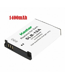 Kastar Battery (1-Pack) for Samsung SLB-10A and JVC BN-VH105 work with Samsung ES50, ES55, ES60, EX2F, HMX-U10, HMX-U20, HZ10W, HZ15W, IT100, L100, L110, L200, L210, L310W, M100, M110, M310W, NV9, P800, P1000, PL50, PL51, PL55, PL60, PL65, PL70, SL102, SL