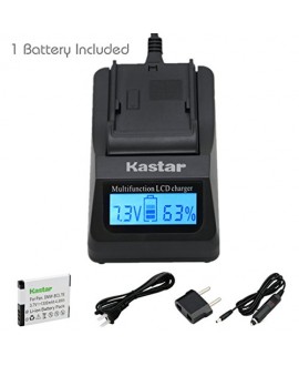 Kastar Ultra Fast Charger(3X faster) Kit and Battery (1-Pack) for Panasonic DMW-BCL7E, DMW-BCL7 work with Panasonic Lumix DMC-F5, Panasonic Lumix DMC-FH10, Panasonic Lumix DMC-FS50, Panasonic Lumix DMC-SZ3, Panasonic Lumix DMC-SZ9, Panasonic Lumix DMC-XS1