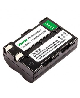Kastar 2650mAh EN-EL3 ENEL3 EN-EL3A ENEL3A Li-ion Battery Pack for Nikon DSLR D50 D70 D70s D100 Digital Camera