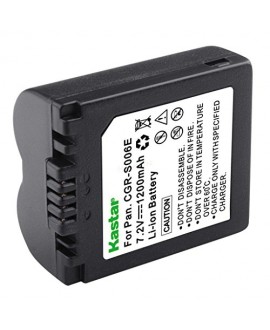 Kastar Battery (1-Pack) for CGR-S006, CGR-S006A1B, CGA-S006, DMW-BMA7 work with Panasonic Lumix DMC-FZ18, DMC-FZ28, DMC-FZ30, DMC-FZ35, DMC-FZ38, DMC-FZ50, DMC-FZ7, DMC-FZ8 Cameras