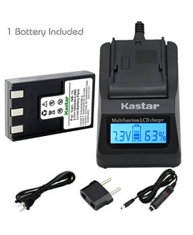 Kastar Ultra Fast Charger(3X faster) Kit and NB-1L Battery (1-Pack) for Canon NB-1L NB-1LH CB-2LSE work with Canon IXY Digital 200 200a 300 300a 320 400 430 450 500 S200 S230 S330 PowerShot S200 S230 S300 S330 S400 S410 S500 Cameras [Over 3x faster than a