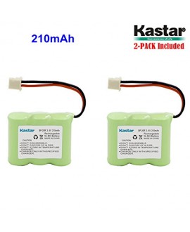 Kastar Battery (2-PACK) for Dogtra Receiver 175NCP, 200NCP, 202NCP 280NCP 282NCP, 300M, 302M, 7000M, 7002M Dogtra BP-20R BP20R fits NCP180 NCP200 NCP202 NCP210 Remote Controlled Dog Training Collar