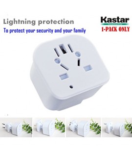 Kastar Safety Universal World-Wide Travel Adapter, Multifunction Convert Plug, All-in-one AC Power Convert Plug For AUS USA EU UK