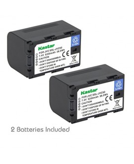 Kastar Battery (2-Pack) for JVC SSL-JVC50 and JVC GY-HMQ10, GY-LS300, GY-HM200, GY-HM600, GY-HM600E, GY-HM600EC, GY-HM650 Camcorders