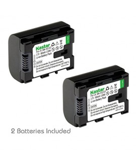 [Fully Decoded] Kastar BN-VG107 Battery (2-Pack) Replacement for JVC BN-VG107 BN-VG107U BN-VG107US BN-VG114 BN-VG114U BN-VG114US BN-VG121 BN-VG121U BN-VG121US Battery and JVC Everio Cameras