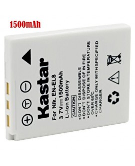 Kastar Battery 1 Pack for Nikon EN-EL8 ENEL8 Coolpix P1 P2 Coolpix S1 S2 S3 S5 Coolpix S6 Coolpix S7 S7c Coolpix S8 Coolpix S9 Coolpix S50 Coolpix S51 S51c Coolpix S52 S52c Cool-Station MV-11 MV-121