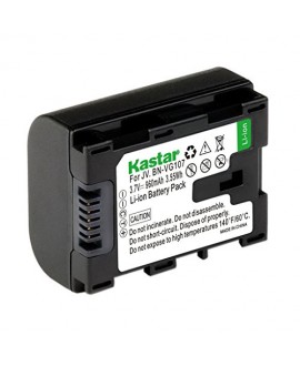 [Fully Decoded] Kastar BN-VG107 Battery (1-Pack) Replacement for JVC BN-VG107 BN-VG107U BN-VG107US BN-VG114 BN-VG114U BN-VG114US BN-VG121 BN-VG121U BN-VG121US Battery and JVC Everio Cameras