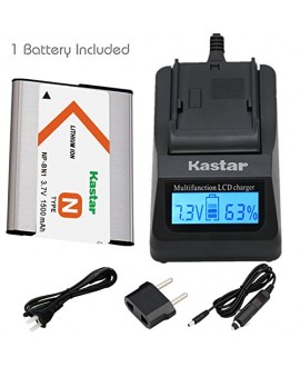 Kastar Ultra Fast Charger(3X faster) Kit and Battery (1-Pack) for NP-BN1, BC-CSN work with Sony Cyber-shot DSC-QX10,DSC-QX100,DSC-T99,DSC-T110,DSC-TF1,DSC-TX5,TX7,TX9,DSC-TX10,DSC-TX20,DSC-TX30,DSC-TX55,DSC-TX66,DSC-TX100V,DSC-TX200V,DSC-W310,W320,W330,W3