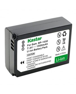Kastar Battery (1-Pack) for Samsung BP1030, BP1030B, BP1130, ED-BP1030 work for Samsung NX200, NX210, NX300, NX300M, NX1000, NX1100, NX2000 Cameras