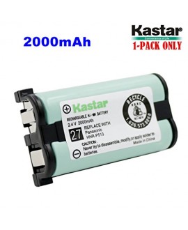 Kastar HHR-P513 Battery, Type 27, NI-MH Rechargeable Cordless Telephone Battery 2.4V 2000mAh, Replacement for Panasonic HHR-P513 HHR-P513A HHR-P513A1B HRR-P513A1B (Detail Models in the Description)