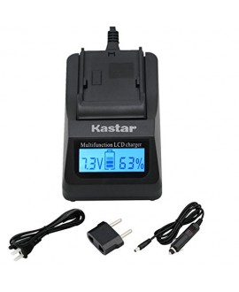 Kastar Ultra Fast Charger(3X faster) Kit for Panasonic DMW-BLE9, DMW-BLE9E, DMW-BLE9PP, DMW-BLG10 work with Panasonic Lumix DMC-GF3, DMC-GF5, DMC-GF6, DMC-GX7, DMC-LX100 Cameras [Over 3x faster than a normal charger with portable USB charge function]