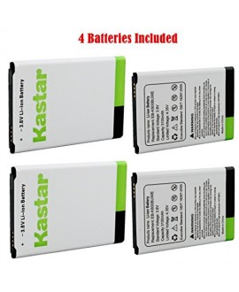 Kastar Note 3 Battery (4-Pack) for Samsung Galaxy NOTE 3, NOTE III, N9005 LTE, N9000, AT&T N900A, Verizon N900V, T-Mobile N900T, Sprint N900P, EB-K800BUWE --Supper Fast and from USA--3-Year Manufacturer Warranty