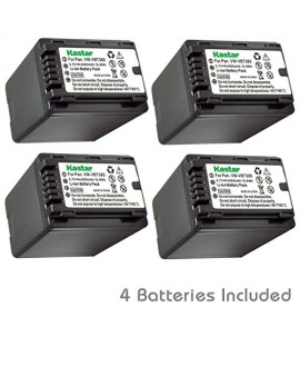 Kastar Battery (4-Pack) for Panasonic VW-VBT380 and Pansonic HC-V110 V130 V160 V180 HC-V201 V210 V250 HC-V380 HC-V510 V520 V550 HC-V710 V720 V750 V770 HC-VX870 HC-VX981 HC-W580 W850 HC-WXF991 Cameras