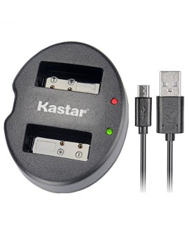 Kastar Dual USB Charger for Nikon EN-EL3e, ENEL3E, EN-EL3a, EN-EL3, MH-18, MH-18a and Nikon D50, D70, D70s, D80, D90, D100, D200, D300, D300S, D700 Cameras