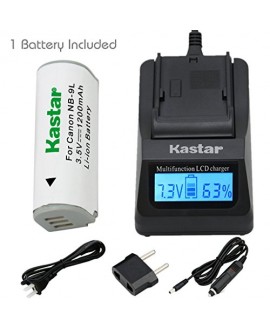 Kastar Ultra Fast Charger(3X faster) Kit and Battery (1-Pack) for Canon NB-9L and Canon PowerShot N, N2, SD4500, SD4500 IS, ELPH 510 HS, ELPH 520 HS, ELPH 530 HS Cameras