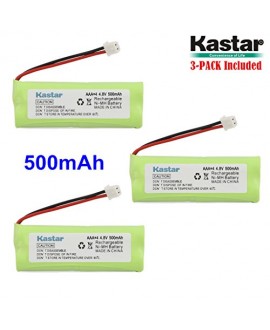Kastar 3-PACK 4.8V 500mAh Ni-MH Rechargeable Battery Replacement for Dogtra BP12RT Dog Training Collar Receiver and 1900 NCP, 1902 NCP, 300M, YS500, SureStim H Plus, 1900 NCP, 302M and more Models