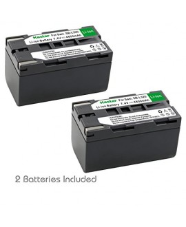 Kastar Battery 2x for Samsung SB-L320 and Samsung SC-L520 530 550 600 610 630 650 700 710 750 770 810 VP-W75D VM-B5700 VM-C170 VM-C300 VM-C3700 VP-W80 VP-W80U VP-W87 VP-W87D VP-W90 VP-W97