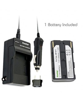 Kastar BP911 Battery (1-Pack) + Charger for Canon BP-911, BP-911K, BP-914, BP-915 and Canon ES6500V, ES7000es, ES7000V, ES8000V, ES8100V, ES8200V, ES8400V, ES8600 Camera