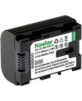 Kastar Battery for JVC BN-VG114 & JVC Everio GZ-E10 GZ-E100 GZ-E200 GZ-E300 GZ-E505B GZ-E515B GZ-EX250 GZ-EX310 GZ-EX355B GZ-EX555B GZ-GX1 GZ-HD500B GZ-HM300B GZ-HM550B GZ-MS110B Camcorder