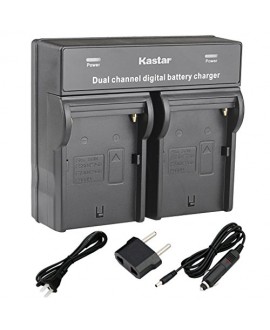 Kastar Dual Smart Fast Charger for Sony NP-F770 NP-F750 NP-F730 and CCD-RV100 CCD-RV200 CCD-SC5 CCD-SC9 CCD-TR1 CCD-TR940 CCD-TR917 Camera CN-126 CN-160 CN-216 CN-304 YN 300 VL600 LED Video Light