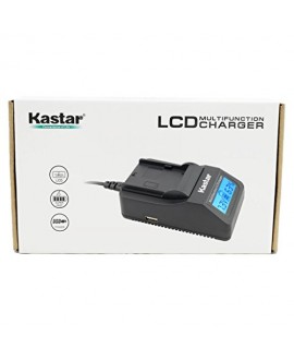 Kastar Ultra Fast Charger(3X faster) Kit for Olympus BLS-1, PS-BLS1 work for Olympus E-400 E-410 E-420 E-450 E-600 E-620 E-P1 E-P2 E-P3 E-PL1 E-PL3 E-PM1 Cameras [Over 3x faster than a normal charger with portable USB charge function]