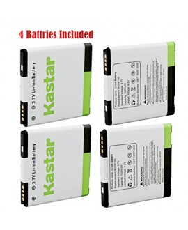 Kastar G14 / BG58100 Battery (4-Pack) for HTC G14, HTC BG58100, HTC EVO 3D (Fits BG86100), HTC Sensation, HTC Amaze, HTC MyTouch 4G Slide, HTC Sensation XE, HTC Sensation XL, HTC Shooter, HTC Z710E, HTC Z715E --Supper Fast and Free Shipping from USA