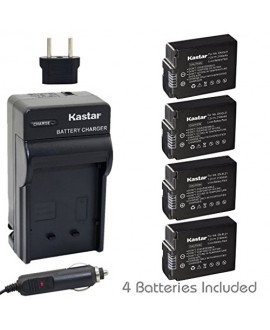 Kastar Battery (4-Pack) and Charger Kit for Nikon EN-EL21, MH-28 work with Nikon 1 V2 Camera