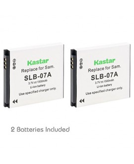 Kastar Battery for Samsung SLB-07 SLB-07B SLB-07EP SLB-07A SLB07A and Samsung PL150 PL151 ST45 ST50 ST500 ST550 ST560 ST600 TL100 TL210 TL220 TL225 TL90 Cameras