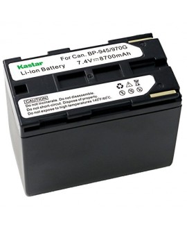 Kastar Battery (1-Pack) for Canon BP-945, BP-950, BP-970, Canon C2, FV1, FV500, Optura, Ultura, Vistura, DM-XL2, DM-MV20, E65AS, ES-8600 Hi8, G2000, GL2, MV200i, UC-V300, V75Hi, XH-G1, XL-H1, XM2, XV3