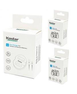 Kastar Battery (X2) & Dual USB Charger for Sony NP-BG1 NP-FG1 NPBG1 NPFG1 and Cyber-shot DSC-HX5V HX7V HX9V HX10V HX30V DSC-W120 W150 W220 DSC-H3 DSC-H7 DSC-H9 DSC-H10 DSC-H20 DSC-H50 DSC-H55 DSC-H70