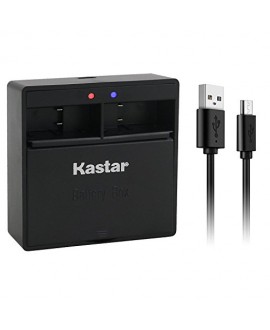 Kastar Dual USB Charger for GoPro HERO5, Hero 5 Black, Gopro5 and GoPro AHDBT-501, AHBBP-501 Sport Camera (Compatible with Firmware v01.57, v01.55 and Future Update)