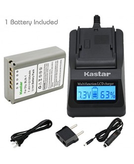 Kastar Ultra Fast Charger(3X faster) Kit and Battery (1-Pack) for Olympus BLN-1, BCN-1, BLN1 and Olympus OM-D E-M1, OM-D E-M5, PEN E-P5 Digital Cameras