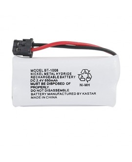 Kastar 1-PACK BBTG0645001 model BT1008 Cordless Phone Battery for Uniden BT-1008 and Uniden DECT 2060 DECT 2080 DECT 2080-3 DWX207 WXI2077 43-269 BT-1008S CAS-D6325 BT1008 DCX200 23-956 DWX207