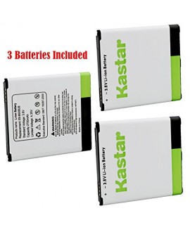 Kastar Galaxy S4 Battery (3-Pack without NFC) for Samsung Galaxy S4, S IV, I9505, M919 (T-Mobile), I545 (Verizon), I337 (AT&T), L720 (Sprint), EB-B600BUB, EB-B600BUBESTA --Supper Fast and from USA