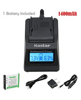 Kastar Ultra Fast Charger(3X faster) Kit and Battery (1-Pack) for Fujifilm NP-50, Kodak KLIC-7004, Pentax D-Li68 work with Fujifilm FinePix F50FD,F60FD,F70EXR,F75EXR,F80EXR,F85EXR,F100FD,F200EXR,F300EXR,F305EXR,F500EXR,F505EXR,F550EXR,F600EXR,F605EXR,F660
