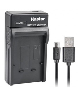 Kastar Slim USB Charger for Panasonic CGA-DU07 and NV-GS40 GS44 GS47 GS50 GS55 GS57 GS58, PV-GS150 GS180 GS200 GS300 GS320 GS400 GS500, SDR-H250 H280, VDR-D258 D300 D308 D310 D400 M74 M75 M95 M250