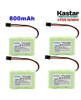 Kastar 4-P 2/3AA 3.6V 800mAh MSM Ni-MH Rechargeable Battery for Panasonic KX-TCM410 KX-A36 P-P301 Sony SPP-72/AQ25/AQ600 1-528-376-31 BP-T16/T185 Toshiba FF-675 FT-6203 TRB-5000 Uniden XC-315/330/600