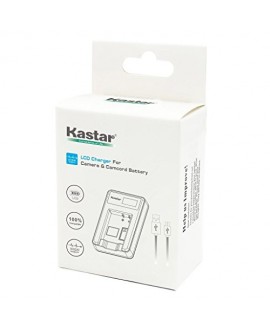 Kastar Slim LCD USB Charger for Sony NP-FM50 NP-FM55H NP-F500H NP-F550 NP-F330 NP-F770 NP-F750 NP-F960 NP-F970 NP-FM70 NP-FM90 NP-QM71 NP-QM91 NP-QM71D NP-91D