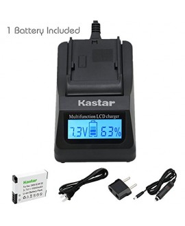 Kastar Fast Charger and Battery 1 Pack for Panasonic DMW-BCM13 DMW-BCM13PP & Lumix DMC-FT5 DMC-LZ40 DMC-TS5 DMC-TZ37 DMC-TZ40 DMC-TZ41 Lumix DMC-TZ55 DMC-TZ60 Lumix DMC-ZS27 DMC-ZS30 DMC-ZS35 DMC-ZS40