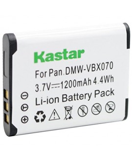 Kastar VW-VBX070 Battery 1 Pack for Pentax D-Li88 Panasonic VW-VBX070 Sanyo DB-L80 DB-L80AU & Pentax Optio H90 P70 P80 W90 WS80 Panasonic HX-DC1 DC2 DC10 DC15 WA10 HM-TA2 TA20 Camera