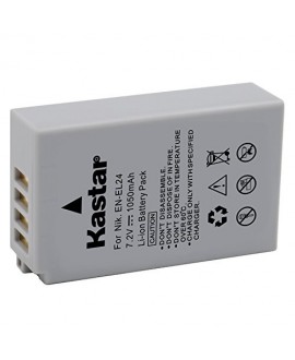 [Fully Decoded] Kastar EN-EL24 Battery (1-Pack) for Nikon EN-EL24 ENEL24 Rechargeable Li-ion Battery work with Nikon 1 J5 Camera