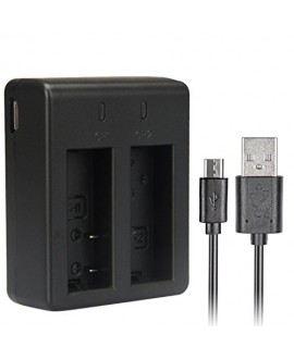 Kastar Dual USB Charger for SJ4000 SJ5000 SJ6000 SJ7000 SJ8000 and SJCAM GeekPro ABLEGRID Waterproof Sports HD Action Camera Camcorder
